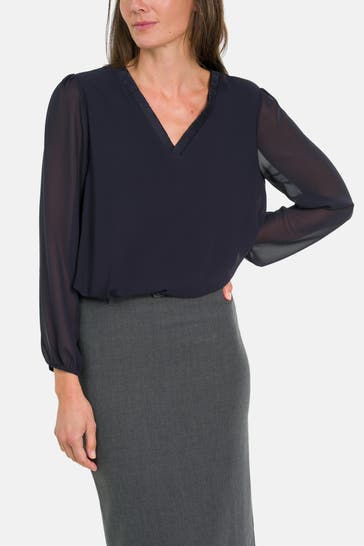 COMMA, Bluse nachtblau