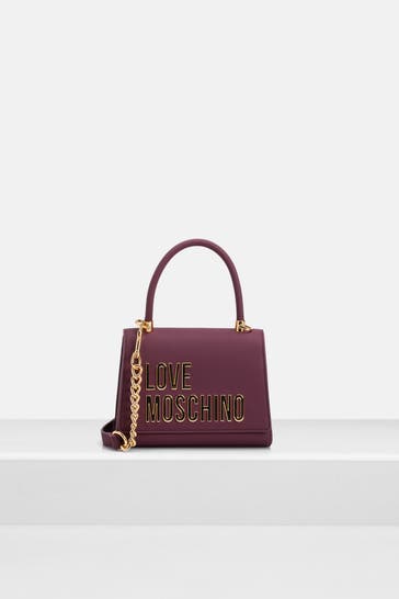 LOVE MOSCHINO Handtasche aubergine