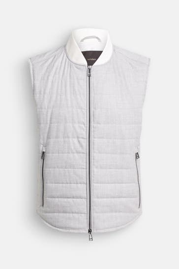 WINDSOR. Weste 'Emiliano' hellgrau