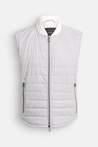 WINDSOR. Weste 'Emiliano' hellgrau