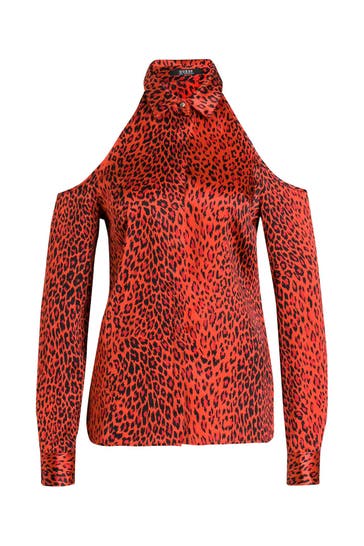 GUESS Seidenbluse gemustert