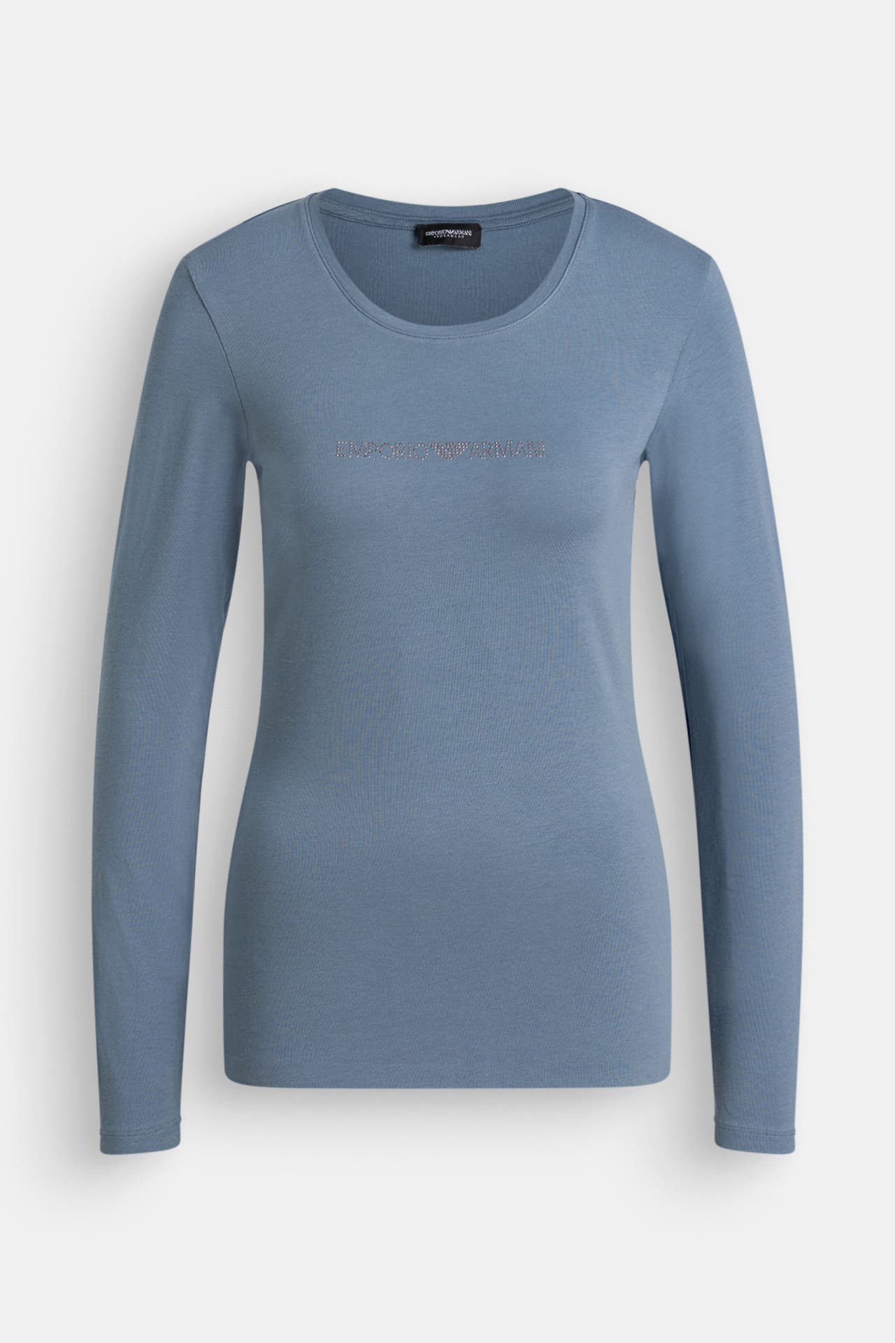 EMPORIO ARMANI Longsleeve graublau, Bild 1
