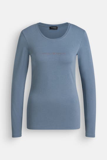 EMPORIO ARMANI Longsleeve graublau