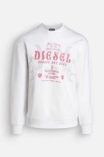 DIESEL Sweatshirt weiß
