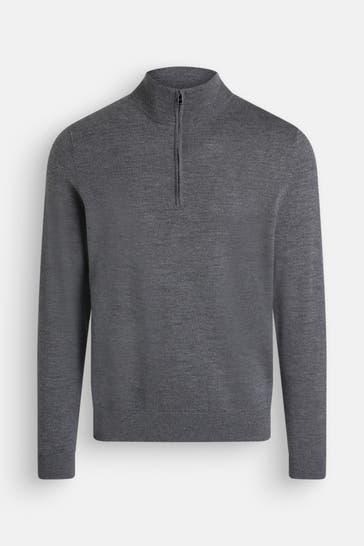 BOSS Strick-Troyer 'Birger' grau