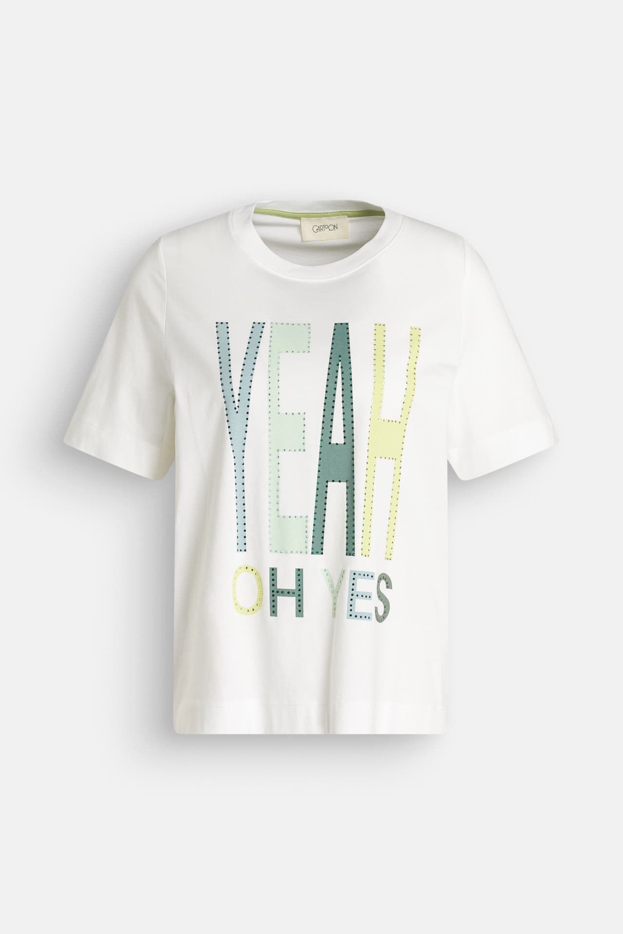 CARTOON T-Shirt weiß, Bild 1