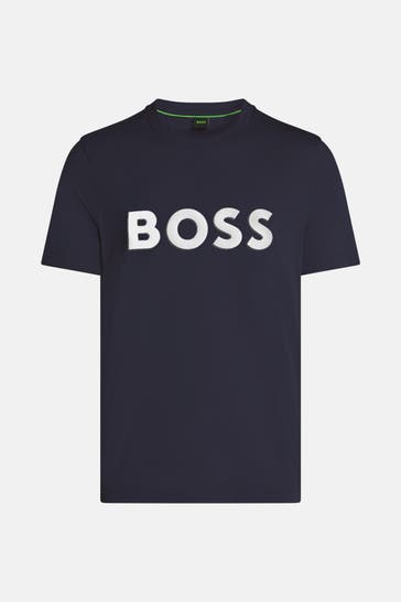 BOSS GREEN T-Shirt nachtblau
