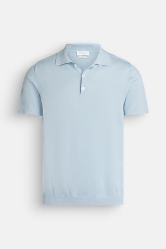 DANIELE FIESOLI Polo-Shirt hellblau