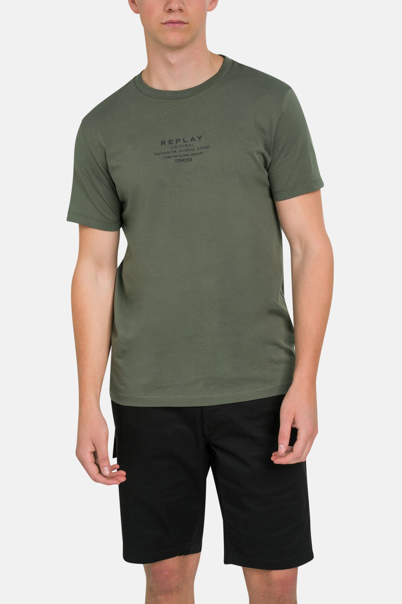 REPLAY T-Shirt graugrün, Bild 1