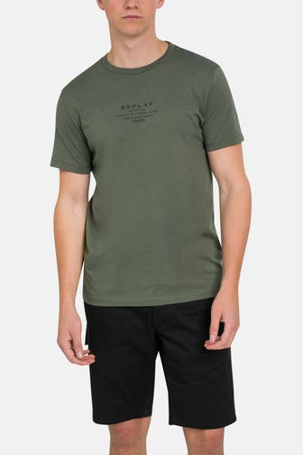 REPLAY T-Shirt graugrün