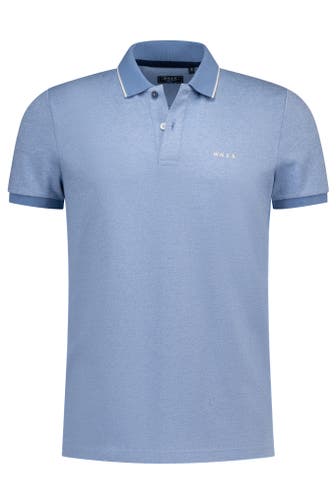 NEW ZEALAND AUCKLAND Polo-Shirt hellblau meliert