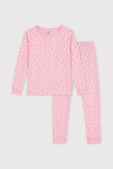 PETIT BATEAU Pyjama gemustert