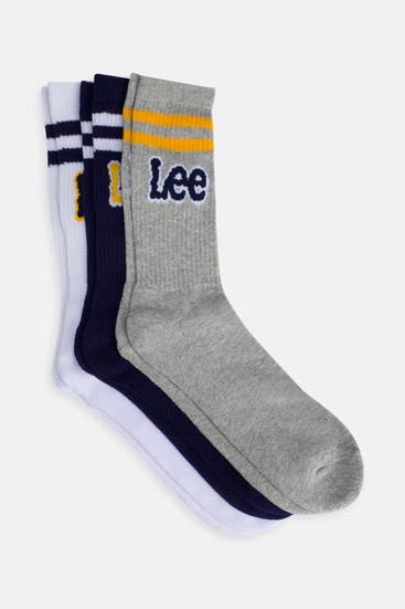 LEE - 3er-Pack Socken 'Erskine' mehrfarbig
