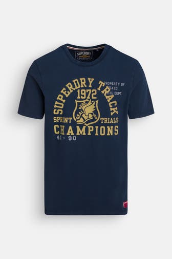 SUPERDRY T-Shirt 'Vintage Prep' nachtblau