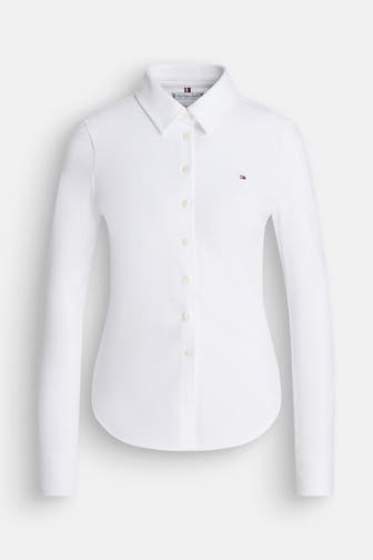 TOMMY HILFIGER Casual-Bluse weiß