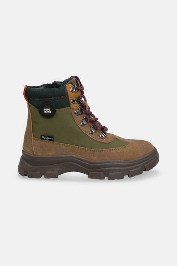 PEPE JEANS Schnürstiefel 'Track Sky' mehrfarbig