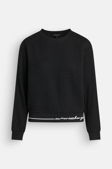 ARMANI EXCHANGE Sweatshirt schwarz