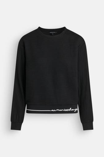 ARMANI EXCHANGE Sweatshirt schwarz