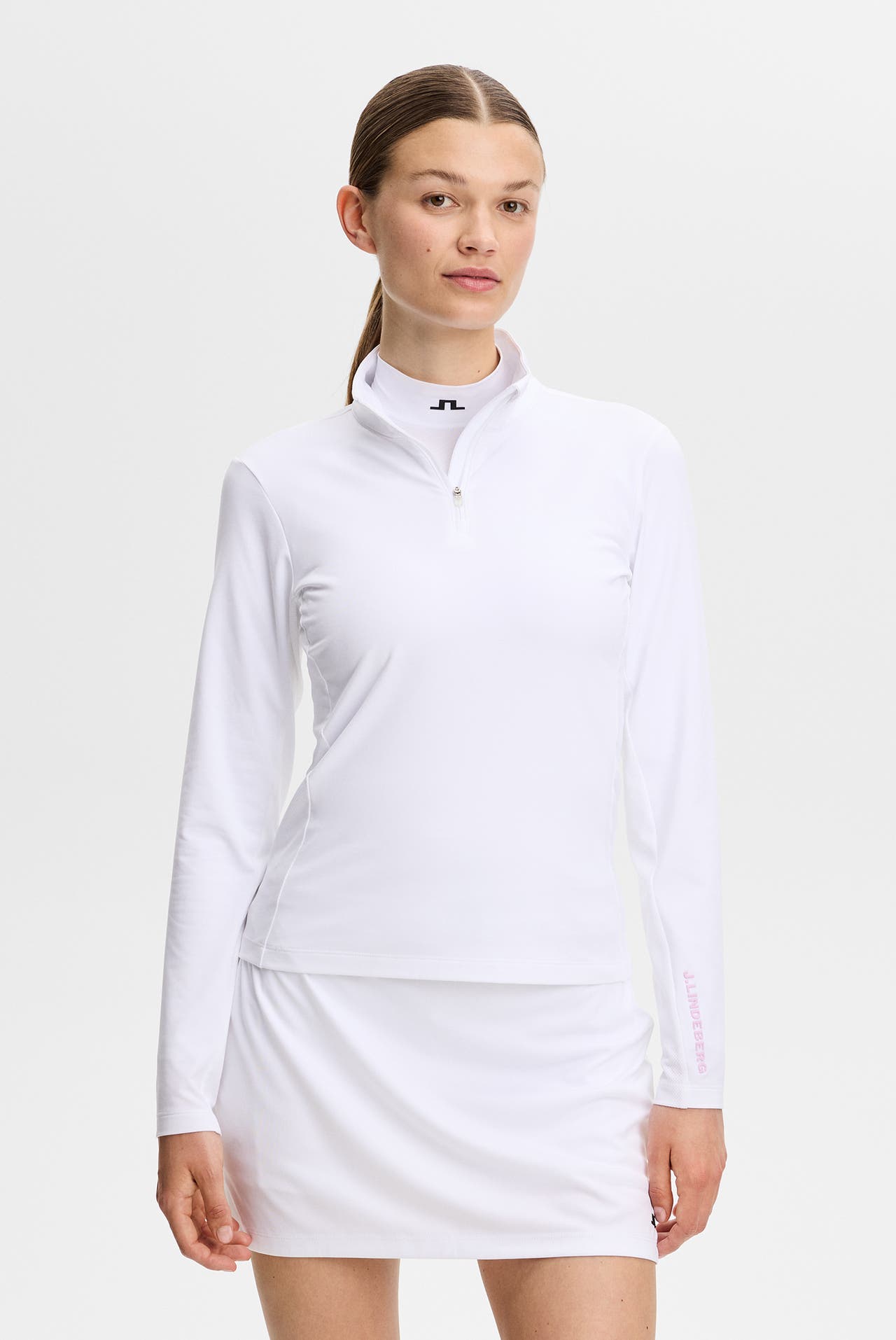 J.LINDEBERG Midlayer-Troyer 'Tour Tech' weiß, Bild 1