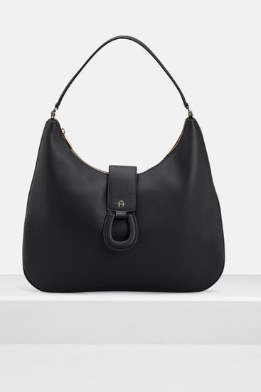 AIGNER - Schultertasche 'Selena M' schwarz