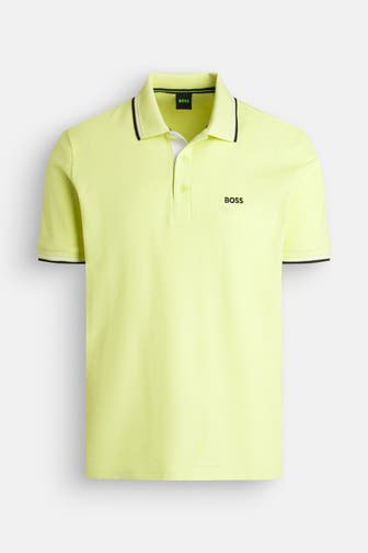 BOSS GREEN Polo-Shirt 'Paddy Pro' neongrün