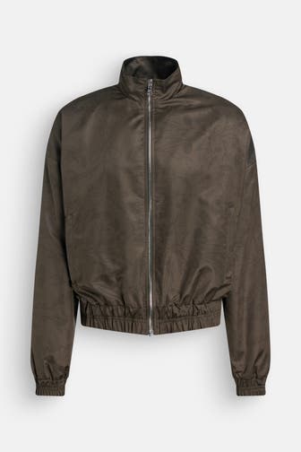 ROUGH. Blouson oliv gemustert