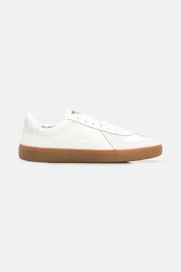 LACOSTE Leder-Sneaker weiß