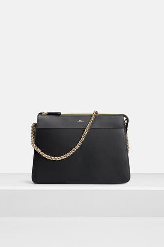 A.P.C. Schultertasche schwarz
