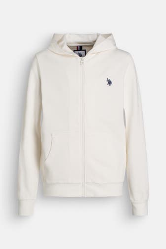 U.S. POLO ASSN. Sweatjacke 'Deny' ecru