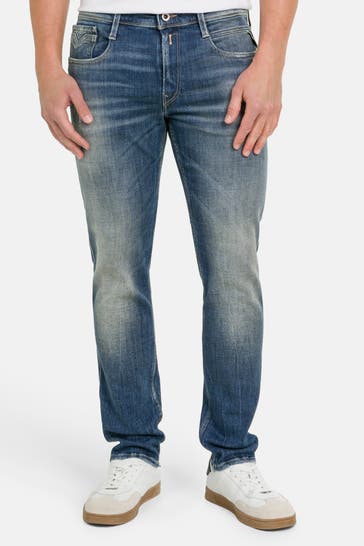 REPLAY Jeans blau slim