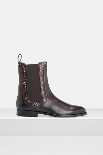 MELVIN & HAMILTON Chelsea-Boots 'Susan' dunkelbraun