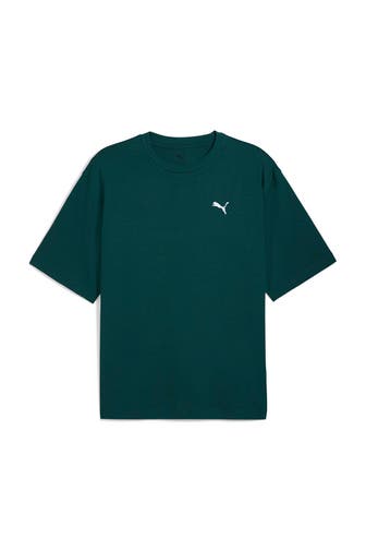PUMA T-Shirt tannengrün