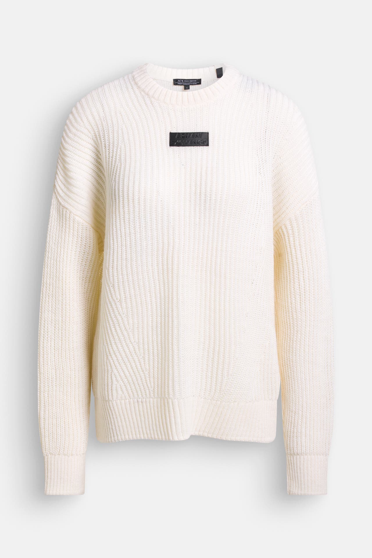 ARMANI EXCHANGE Wollmixpullover ecru, Bild 1