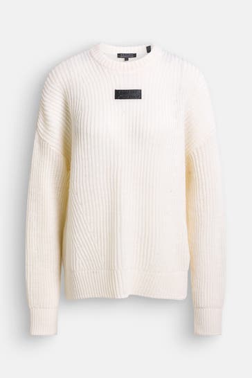 ARMANI EXCHANGE Wollmixpullover ecru