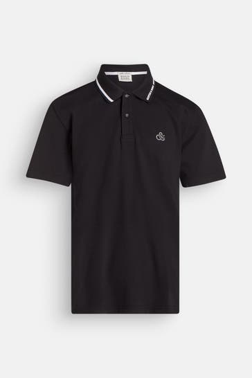 SCOTCH & SODA Polo-Shirt schwarz