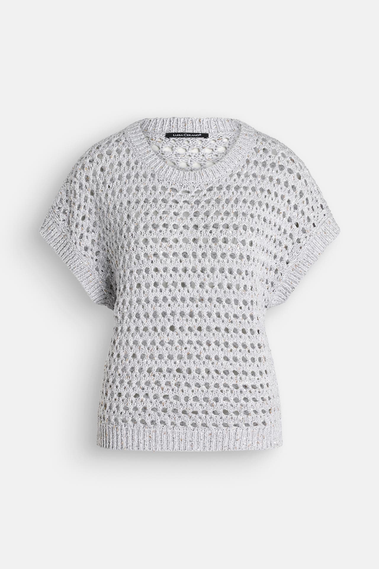 LUISA CERANO Strickshirt grau, Bild 1