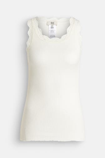RM BY ROSEMUNDE Spitzentop 'Balta' ecru