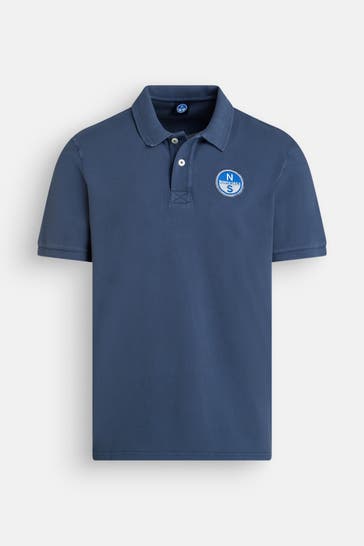 NORTH SAILS Polo-Shirt graublau