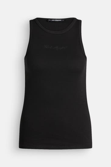 KARL LAGERFELD Top schwarz