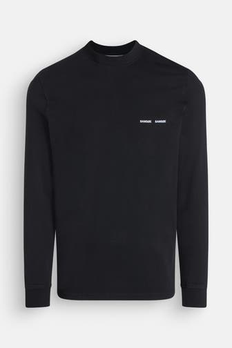 SAMSØE & SAMSØE Langarmshirt 'Norsbro' schwarz