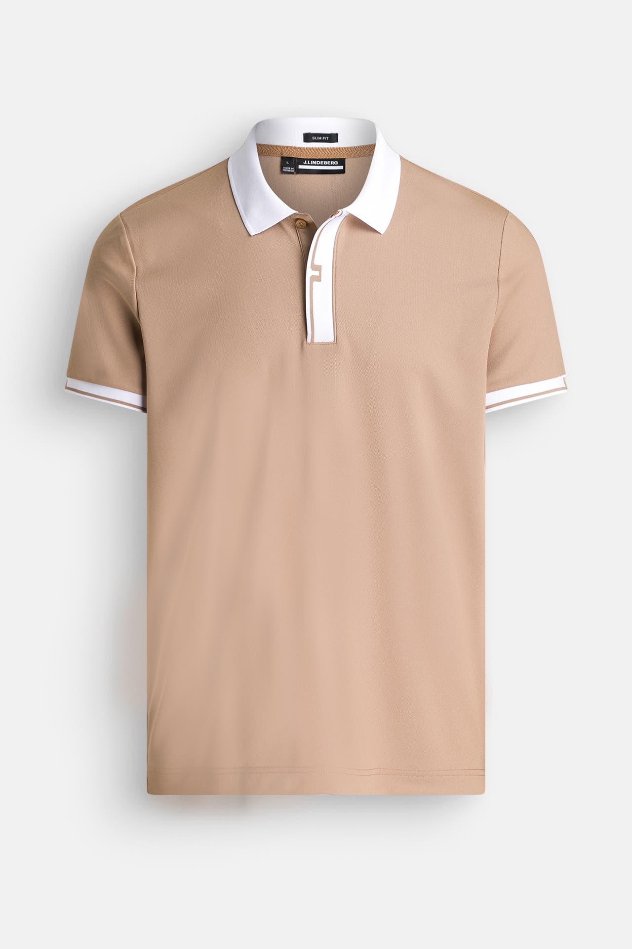 J.LINDEBERG SPORTSWEAR Polo-Shirt hellbraun, Bild 1