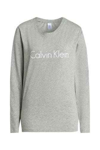 CK UNDERWEAR Longsleeve hellgrau