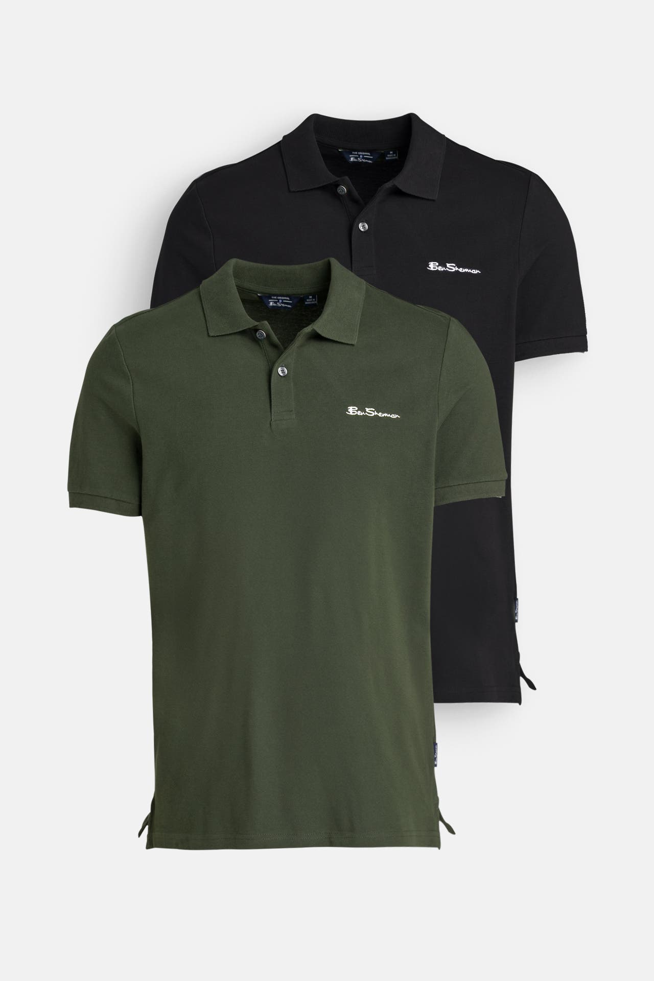 BEN SHERMAN 2er-Pack Polo-Shirts mehrfarbig, Bild 1