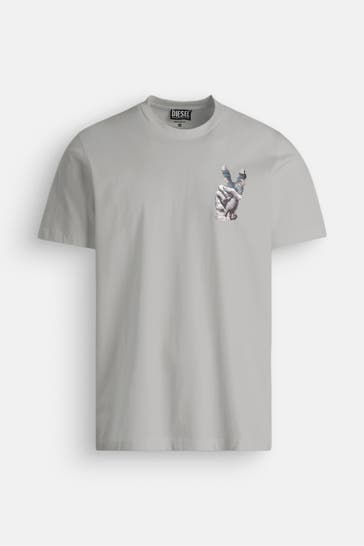 DIESEL T-Shirt grau