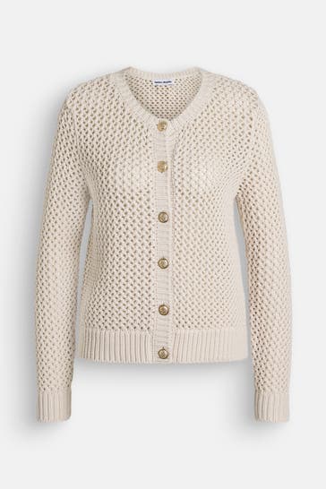 DKNY Strickjacke sand