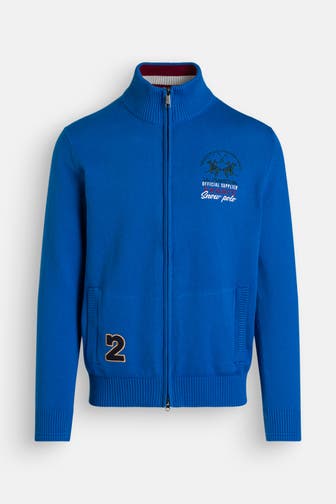 LA MARTINA Strickjacke blau