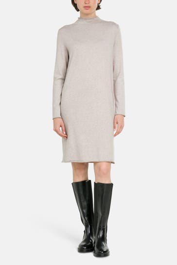 MARC O'POLO Strickkleid greige