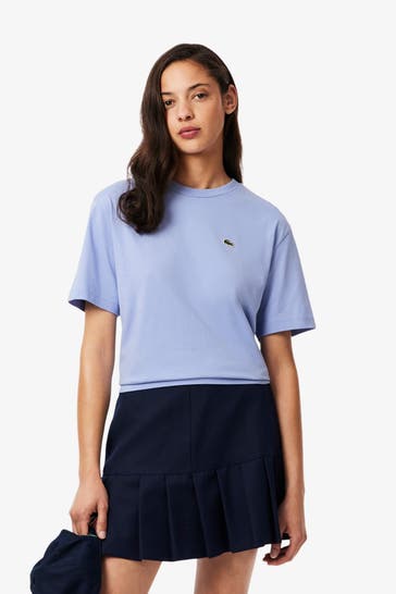 LACOSTE T-Shirt taubenblau