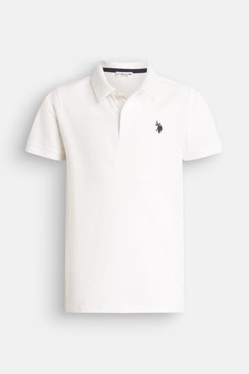 U.S. POLO ASSN. Polo-Shirt weiß