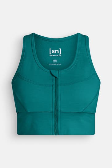 SUPER.NATURAL Sport-Bustier 'Motion' petrol